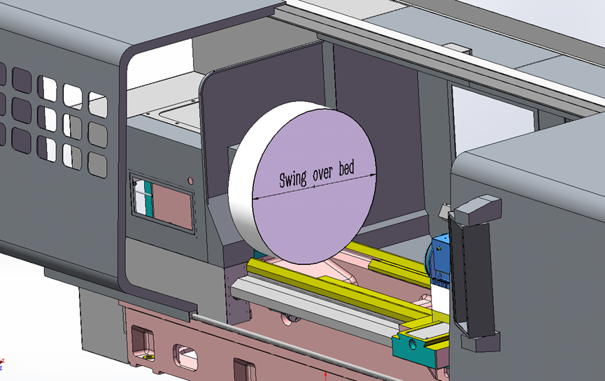 What Is Swing Over Bed on Lathe Machine?(图1) What Is Swing Over Bed on Lathe Machine?(图1)