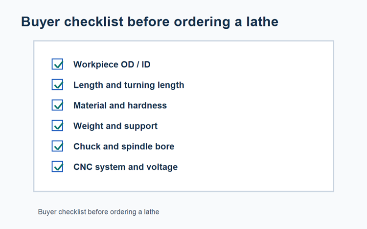 How to Choose CNC Lathe by Workpiece Diameter?(图1)