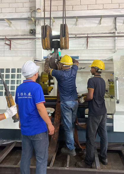 Two CDK6160 CNC Pipe Threading Lathes Successfully Installed and Commissioned in Singapore(图2) Two CDK6160 CNC Pipe Threading Lathes Successfully Installed and Commissioned in Singapore(图2)